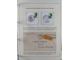 HUNDE: 1894/1992 (ca.), interessante Ausstellungssammlung “Schlittenhunde im Einsatz”, mit vielen Marken, FDCs, Schmuckbriefe