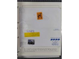 HUNDE: 1894/1992 (ca.), interessante Ausstellungssammlung “Schlittenhunde im Einsatz”, mit vielen Marken, FDCs, Schmuckbriefe