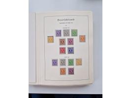 1945/87, vorwiegend postfrische bzw. gestempelte Sammlung, dabei Bund und Berlin doppelt, bis auf wenige jeweils komplett, au