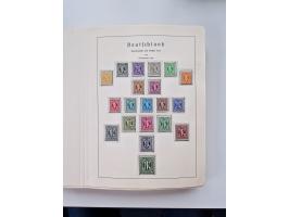 1945/87, vorwiegend postfrische bzw. gestempelte Sammlung, dabei Bund und Berlin doppelt, bis auf wenige jeweils komplett, au