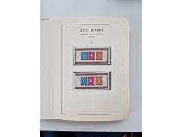 1945/87, vorwiegend postfrische bzw. gestempelte Sammlung, dabei Bund und Berlin doppelt, bis auf wenige jeweils komplett, au