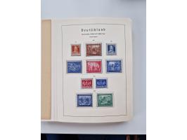 1945/87, vorwiegend postfrische bzw. gestempelte Sammlung, dabei Bund und Berlin doppelt, bis auf wenige jeweils komplett, au
