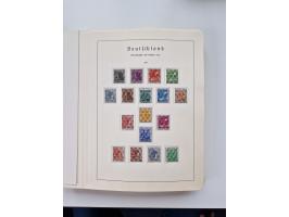 1945/87, vorwiegend postfrische bzw. gestempelte Sammlung, dabei Bund und Berlin doppelt, bis auf wenige jeweils komplett, au