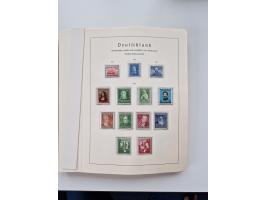 1945/87, vorwiegend postfrische bzw. gestempelte Sammlung, dabei Bund und Berlin doppelt, bis auf wenige jeweils komplett, au