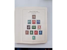 1945/87, vorwiegend postfrische bzw. gestempelte Sammlung, dabei Bund und Berlin doppelt, bis auf wenige jeweils komplett, au
