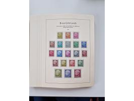 1945/87, vorwiegend postfrische bzw. gestempelte Sammlung, dabei Bund und Berlin doppelt, bis auf wenige jeweils komplett, au