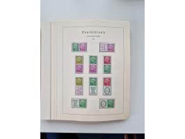 1945/87, vorwiegend postfrische bzw. gestempelte Sammlung, dabei Bund und Berlin doppelt, bis auf wenige jeweils komplett, au