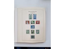 1945/87, vorwiegend postfrische bzw. gestempelte Sammlung, dabei Bund und Berlin doppelt, bis auf wenige jeweils komplett, au