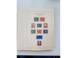 1945/87, vorwiegend postfrische bzw. gestempelte Sammlung, dabei Bund und Berlin doppelt, bis auf wenige jeweils komplett, au