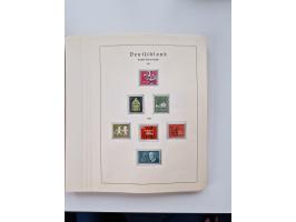 1945/87, vorwiegend postfrische bzw. gestempelte Sammlung, dabei Bund und Berlin doppelt, bis auf wenige jeweils komplett, au
