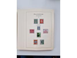 1945/87, vorwiegend postfrische bzw. gestempelte Sammlung, dabei Bund und Berlin doppelt, bis auf wenige jeweils komplett, au