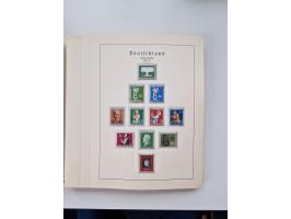 1945/87, vorwiegend postfrische bzw. gestempelte Sammlung, dabei Bund und Berlin doppelt, bis auf wenige jeweils komplett, au