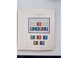 1945/87, vorwiegend postfrische bzw. gestempelte Sammlung, dabei Bund und Berlin doppelt, bis auf wenige jeweils komplett, au