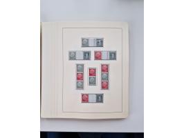 1945/87, vorwiegend postfrische bzw. gestempelte Sammlung, dabei Bund und Berlin doppelt, bis auf wenige jeweils komplett, au