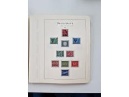 1945/87, vorwiegend postfrische bzw. gestempelte Sammlung, dabei Bund und Berlin doppelt, bis auf wenige jeweils komplett, au