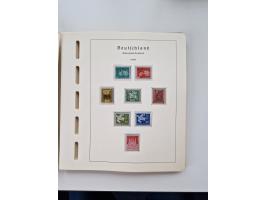 1945/87, vorwiegend postfrische bzw. gestempelte Sammlung, dabei Bund und Berlin doppelt, bis auf wenige jeweils komplett, au