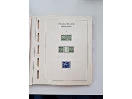 1945/87, vorwiegend postfrische bzw. gestempelte Sammlung, dabei Bund und Berlin doppelt, bis auf wenige jeweils komplett, au