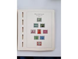 1945/87, vorwiegend postfrische bzw. gestempelte Sammlung, dabei Bund und Berlin doppelt, bis auf wenige jeweils komplett, au