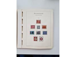 1945/87, vorwiegend postfrische bzw. gestempelte Sammlung, dabei Bund und Berlin doppelt, bis auf wenige jeweils komplett, au