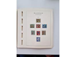 1945/87, vorwiegend postfrische bzw. gestempelte Sammlung, dabei Bund und Berlin doppelt, bis auf wenige jeweils komplett, au