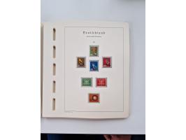 1945/87, vorwiegend postfrische bzw. gestempelte Sammlung, dabei Bund und Berlin doppelt, bis auf wenige jeweils komplett, au