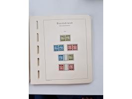 1945/87, vorwiegend postfrische bzw. gestempelte Sammlung, dabei Bund und Berlin doppelt, bis auf wenige jeweils komplett, au