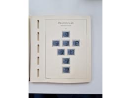 1945/87, vorwiegend postfrische bzw. gestempelte Sammlung, dabei Bund und Berlin doppelt, bis auf wenige jeweils komplett, au