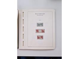 1945/87, vorwiegend postfrische bzw. gestempelte Sammlung, dabei Bund und Berlin doppelt, bis auf wenige jeweils komplett, au
