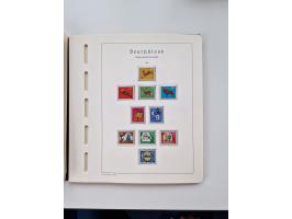 1945/87, vorwiegend postfrische bzw. gestempelte Sammlung, dabei Bund und Berlin doppelt, bis auf wenige jeweils komplett, au