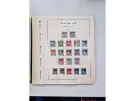 1945/87, vorwiegend postfrische bzw. gestempelte Sammlung, dabei Bund und Berlin doppelt, bis auf wenige jeweils komplett, au