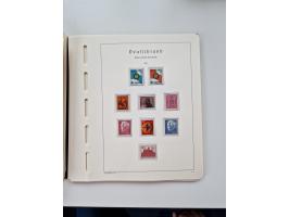 1945/87, vorwiegend postfrische bzw. gestempelte Sammlung, dabei Bund und Berlin doppelt, bis auf wenige jeweils komplett, au