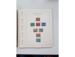 1945/87, vorwiegend postfrische bzw. gestempelte Sammlung, dabei Bund und Berlin doppelt, bis auf wenige jeweils komplett, au
