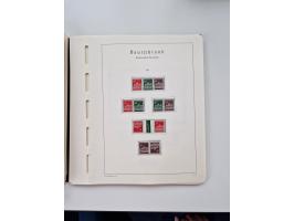 1945/87, vorwiegend postfrische bzw. gestempelte Sammlung, dabei Bund und Berlin doppelt, bis auf wenige jeweils komplett, au