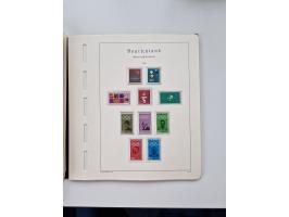 1945/87, vorwiegend postfrische bzw. gestempelte Sammlung, dabei Bund und Berlin doppelt, bis auf wenige jeweils komplett, au