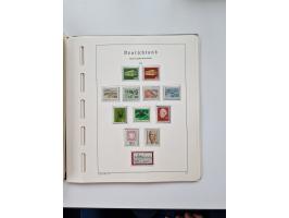 1945/87, vorwiegend postfrische bzw. gestempelte Sammlung, dabei Bund und Berlin doppelt, bis auf wenige jeweils komplett, au