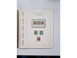 1945/87, vorwiegend postfrische bzw. gestempelte Sammlung, dabei Bund und Berlin doppelt, bis auf wenige jeweils komplett, au