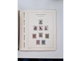 1945/87, vorwiegend postfrische bzw. gestempelte Sammlung, dabei Bund und Berlin doppelt, bis auf wenige jeweils komplett, au