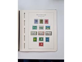 1945/87, vorwiegend postfrische bzw. gestempelte Sammlung, dabei Bund und Berlin doppelt, bis auf wenige jeweils komplett, au