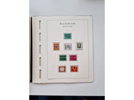 1945/87, vorwiegend postfrische bzw. gestempelte Sammlung, dabei Bund und Berlin doppelt, bis auf wenige jeweils komplett, au