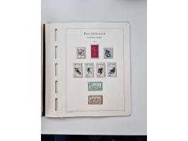 1945/87, vorwiegend postfrische bzw. gestempelte Sammlung, dabei Bund und Berlin doppelt, bis auf wenige jeweils komplett, au