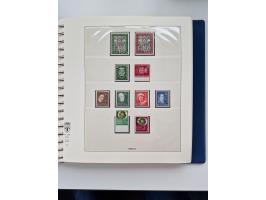 1945/87, vorwiegend postfrische bzw. gestempelte Sammlung, dabei Bund und Berlin doppelt, bis auf wenige jeweils komplett, au