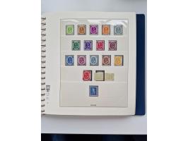 1945/87, vorwiegend postfrische bzw. gestempelte Sammlung, dabei Bund und Berlin doppelt, bis auf wenige jeweils komplett, au