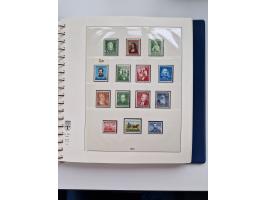 1945/87, vorwiegend postfrische bzw. gestempelte Sammlung, dabei Bund und Berlin doppelt, bis auf wenige jeweils komplett, au