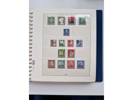 1945/87, vorwiegend postfrische bzw. gestempelte Sammlung, dabei Bund und Berlin doppelt, bis auf wenige jeweils komplett, au