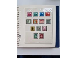 1945/87, vorwiegend postfrische bzw. gestempelte Sammlung, dabei Bund und Berlin doppelt, bis auf wenige jeweils komplett, au