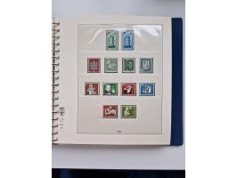 1945/87, vorwiegend postfrische bzw. gestempelte Sammlung, dabei Bund und Berlin doppelt, bis auf wenige jeweils komplett, au