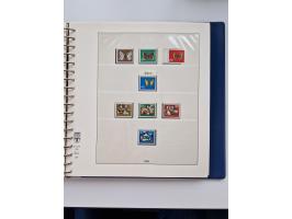 1945/87, vorwiegend postfrische bzw. gestempelte Sammlung, dabei Bund und Berlin doppelt, bis auf wenige jeweils komplett, au