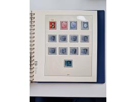 1945/87, vorwiegend postfrische bzw. gestempelte Sammlung, dabei Bund und Berlin doppelt, bis auf wenige jeweils komplett, au