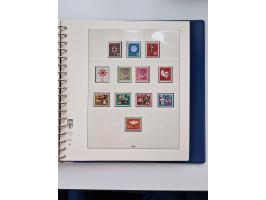 1945/87, vorwiegend postfrische bzw. gestempelte Sammlung, dabei Bund und Berlin doppelt, bis auf wenige jeweils komplett, au