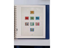 1945/87, vorwiegend postfrische bzw. gestempelte Sammlung, dabei Bund und Berlin doppelt, bis auf wenige jeweils komplett, au